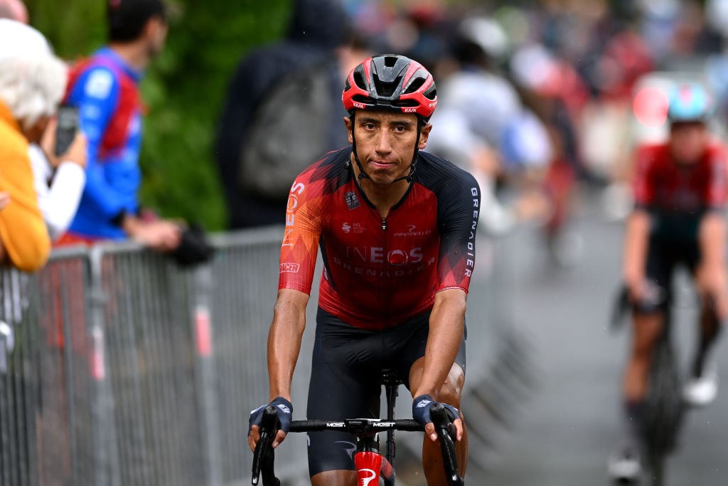 Egan Bernal durante el  Criterium Dauphine (Photo by Dario Belingheri/Getty Images)
