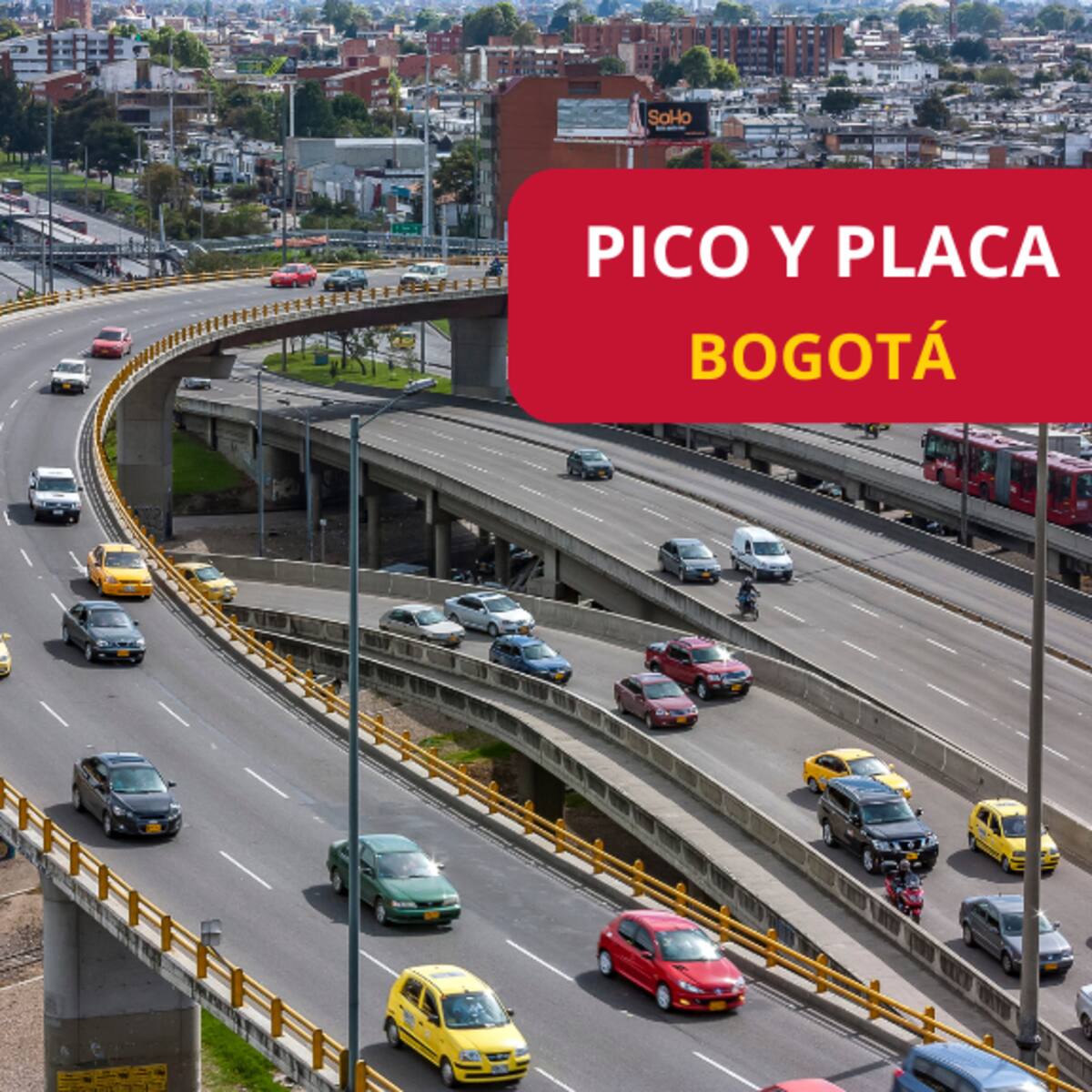 Prográmese: Así funcionará el Pico y Placa en Bogotá la primera semana de enero 2025