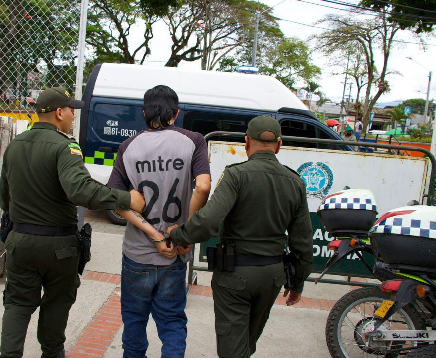 Capturado en el barrio El Topacio