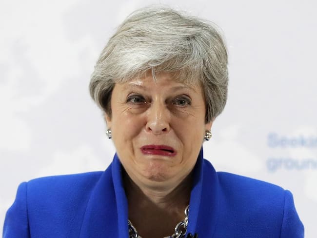 Las lagrimas de Theresa May por el Brexit