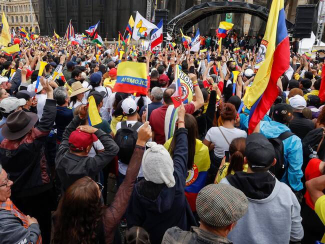 Marcha en apoyo a Gustavo Petro / EFE/ Mauricio Dueñas Castañeda/ Archivo