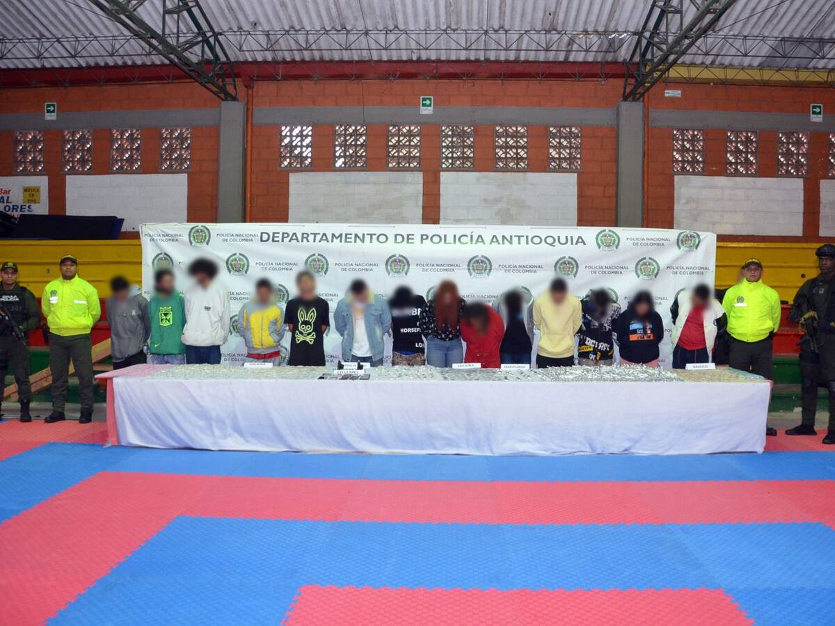 En La Ceja capturaron a 16 personas de la banda delincuencial “El Mesa”