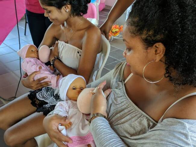 En Cartagena, campaña resalta importancia de la lactancia materna