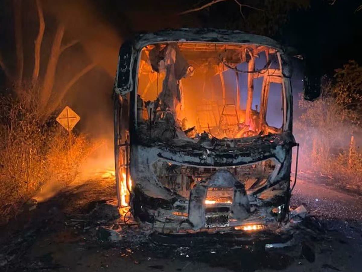 Disidencias de alias ‘Iván Mordisco’ incineraron un bus en la vía Ataco – Planadas, sur del Tolima
