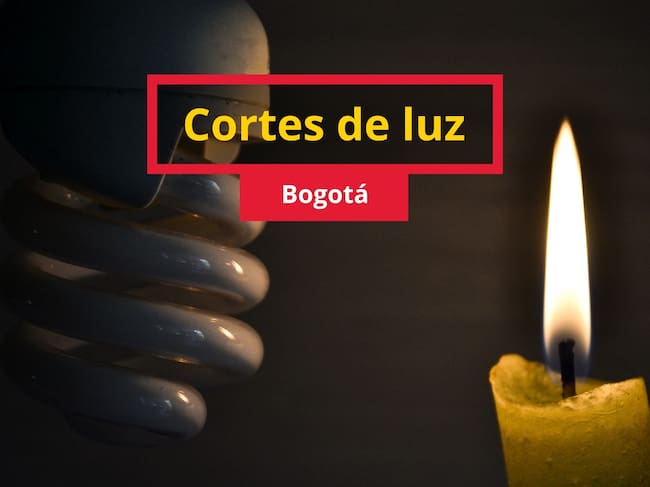 Imagen ilustrativa de una situación de falta de electricidad, en donde hay una bombilla apagada y a su lado una vela encendida para poder observar (Crédito: Getty Images)