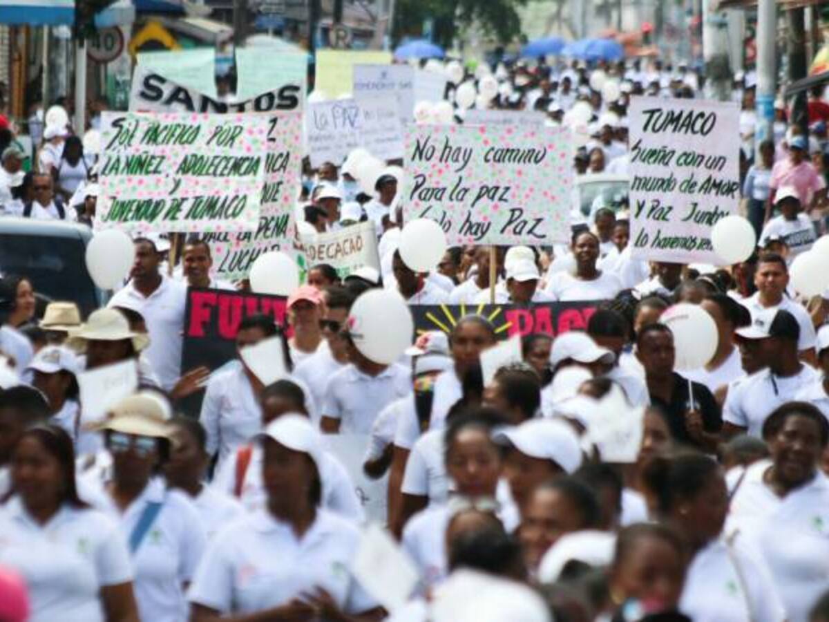 Los Tumaqueños marcharon para decir 'No más'