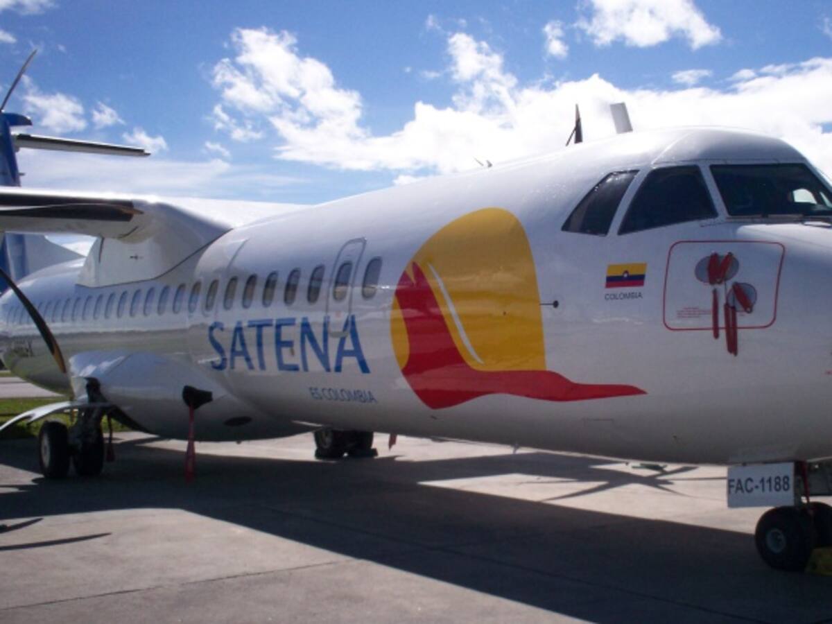 Satena dejara de operar la ruta Pasto - Bogotá desde el mes de enero