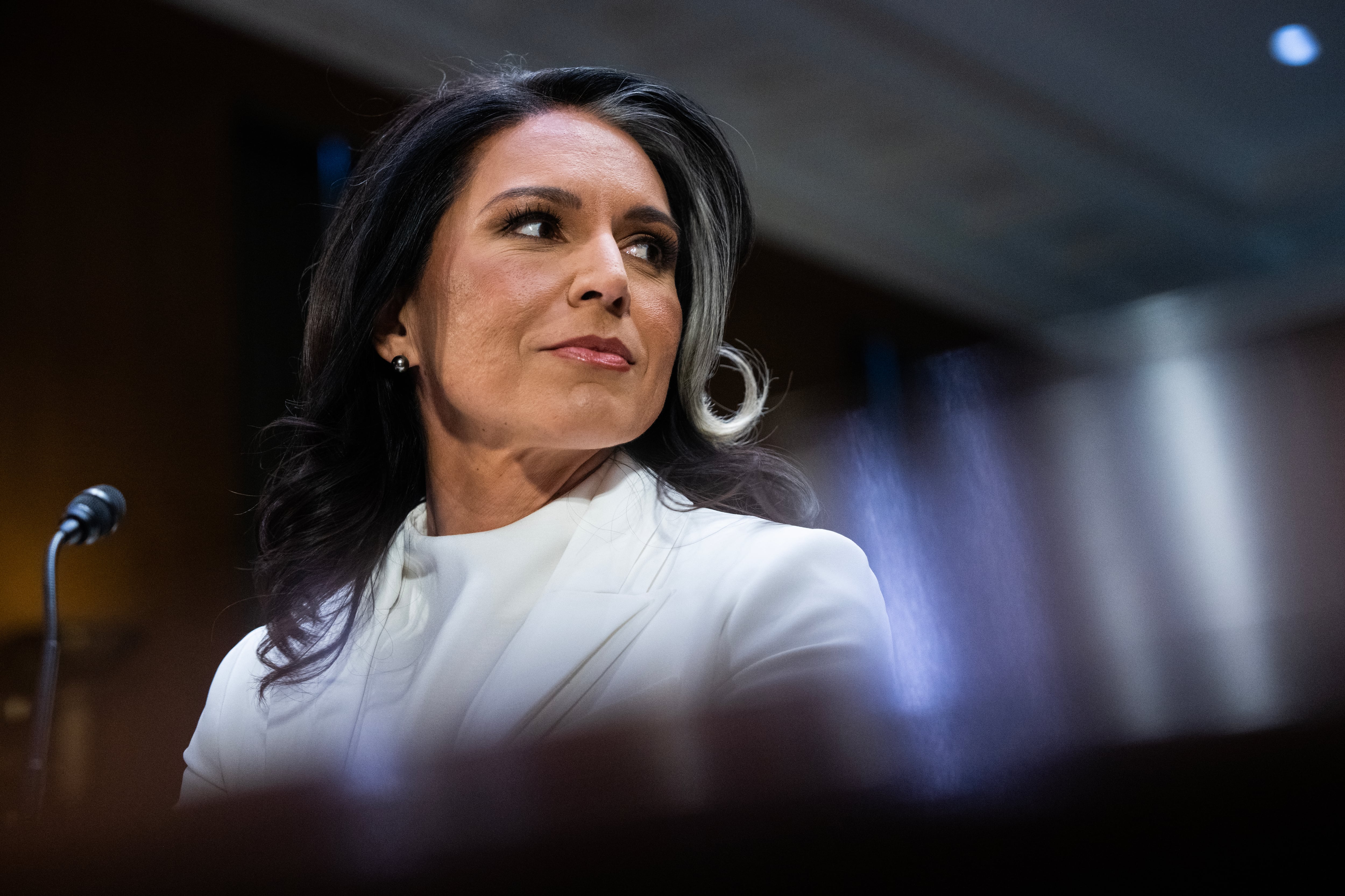 Tulsi Gabbard dejará el cargo a finales de junio en medio de tensiones con el gobierno del presidente Donald Trump por la guerra en Irán. 
(Tom Williams/CQ-Roll Call, Inc via Getty Images)