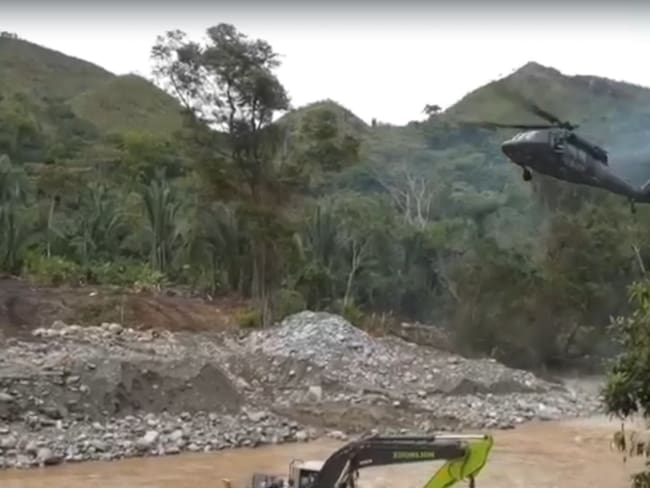 Operativo contra la minería ilegal en el Tolima