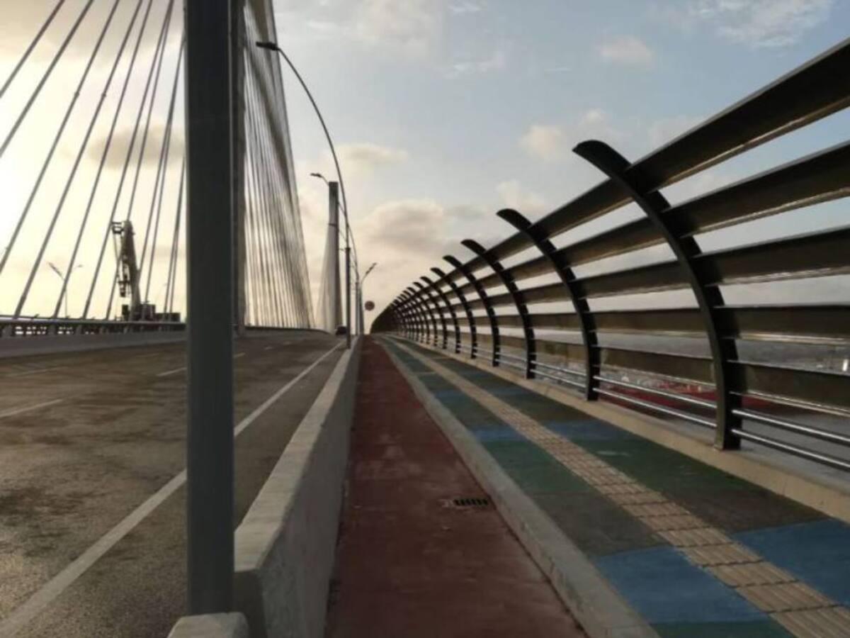 Advierten falta de mantenimiento en el nuevo Puente Pumarejo