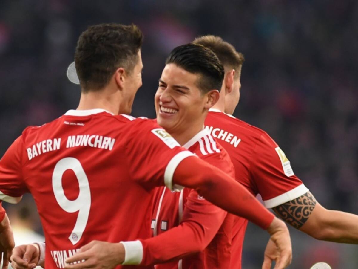 James se destaca en la remontada del Bayern sobre Werder Bremen