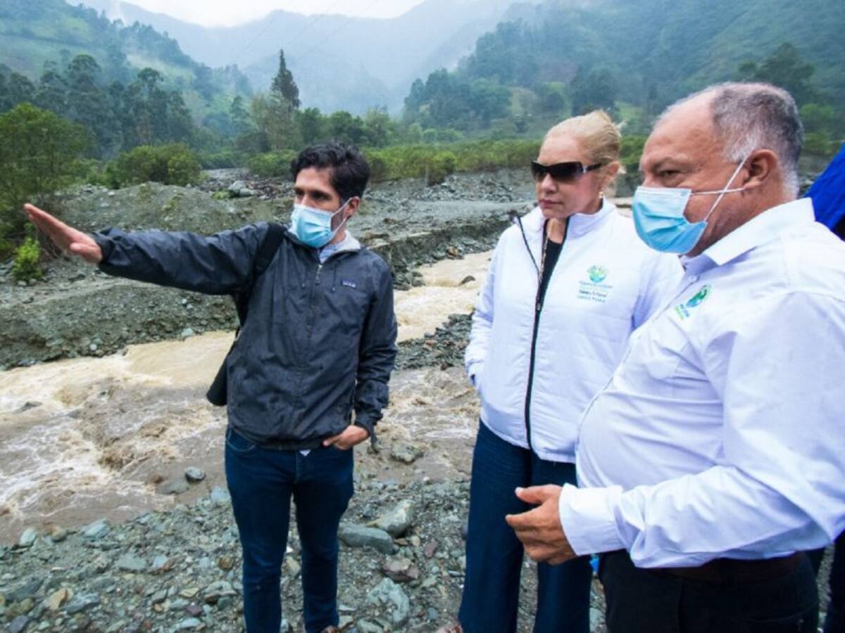 Viceministro de Ordenamiento Ambiental recorrió el Cañón del Combeima