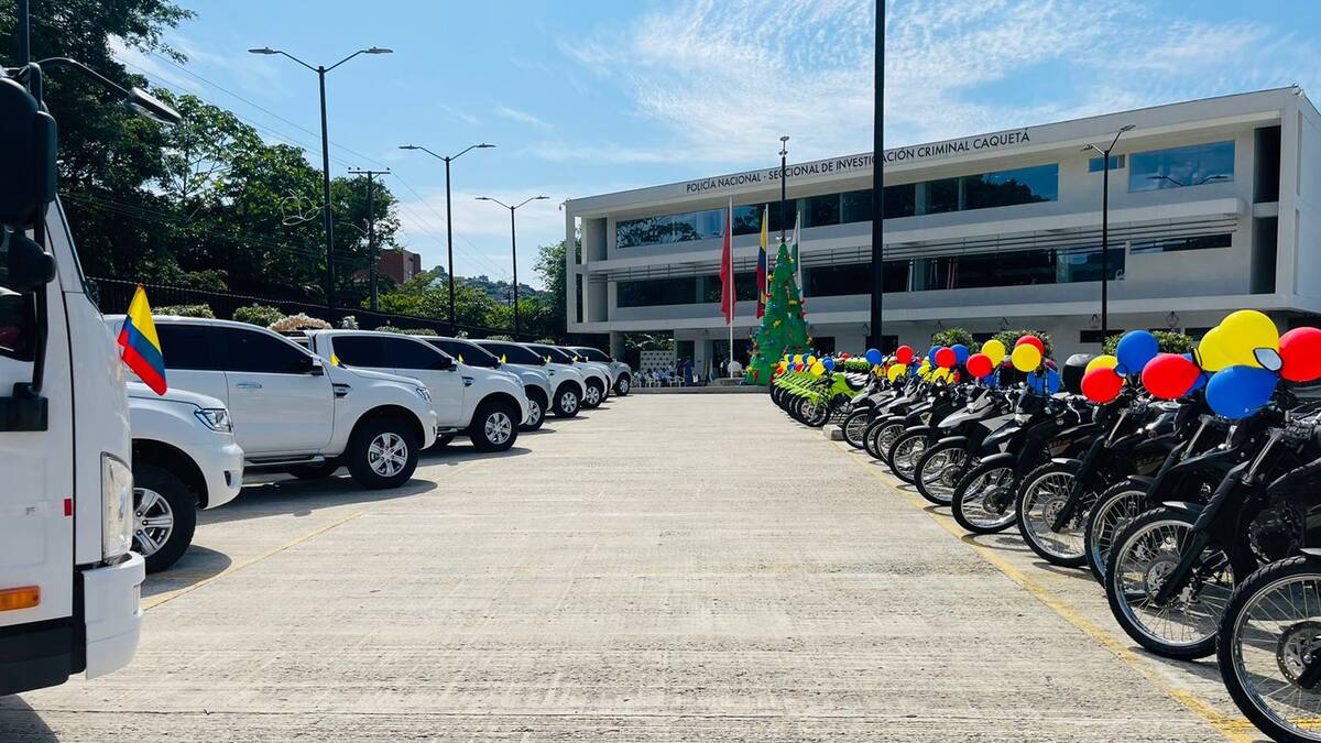 Entregan dotación tecnológica y de movilidad a organismos de seguridad en el Caquetá