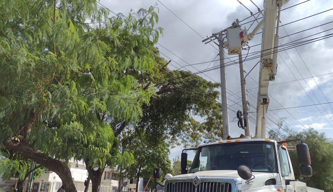 Operarios de Afinia en mantenimientos 