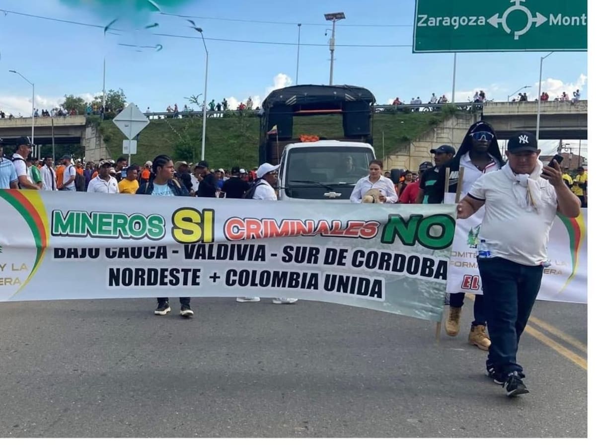 Suspenden el gas domiciliario en Nechí por bloqueos del paro minero en el Bajo Cauca