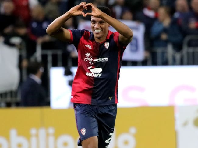 Yerry Mina celebra su gol marcado a la Juventus / Getty Images