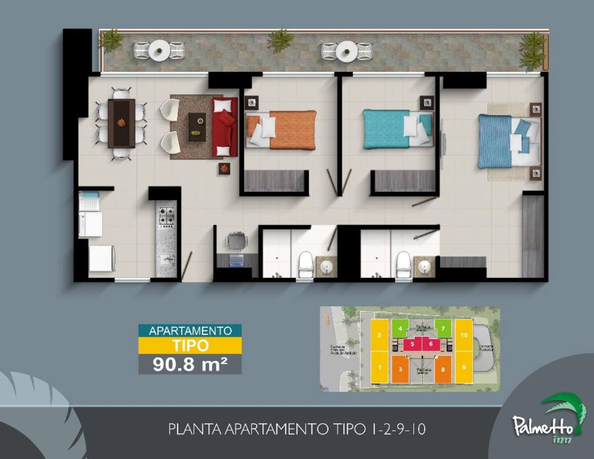 Este es un conjunto residencial ubicado en la 69 con avenida Ambala frente a la Universidad de Ibagué. Es una torre en forma de H que cuenta con 13 pisos, cada uno tiene 10 apartamentos para un total de 100.