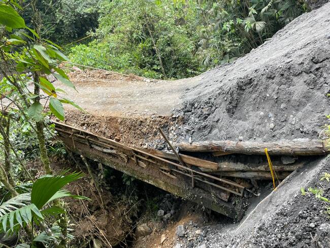 Puente en el municipio de La Victoria / Cortesía: Alcaldía de La Victoria