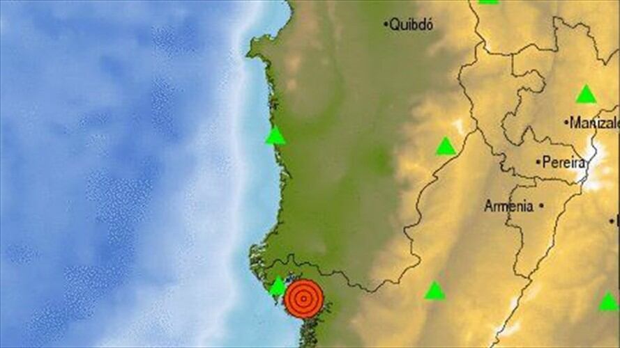 Un temblor de 3.5 grados sacude a Buenaventura. Foto: Cortesía: Servicio Geológico Colombiano