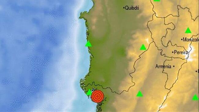 Un temblor de 3.5 grados sacude a Buenaventura. Foto: Cortesía: Servicio Geológico Colombiano
