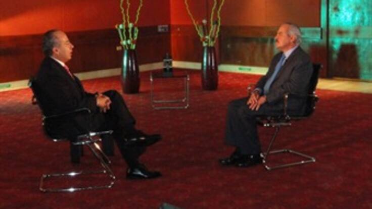 El presidente de México Felipe Calderón habló en exclusiva con Caracol Radio