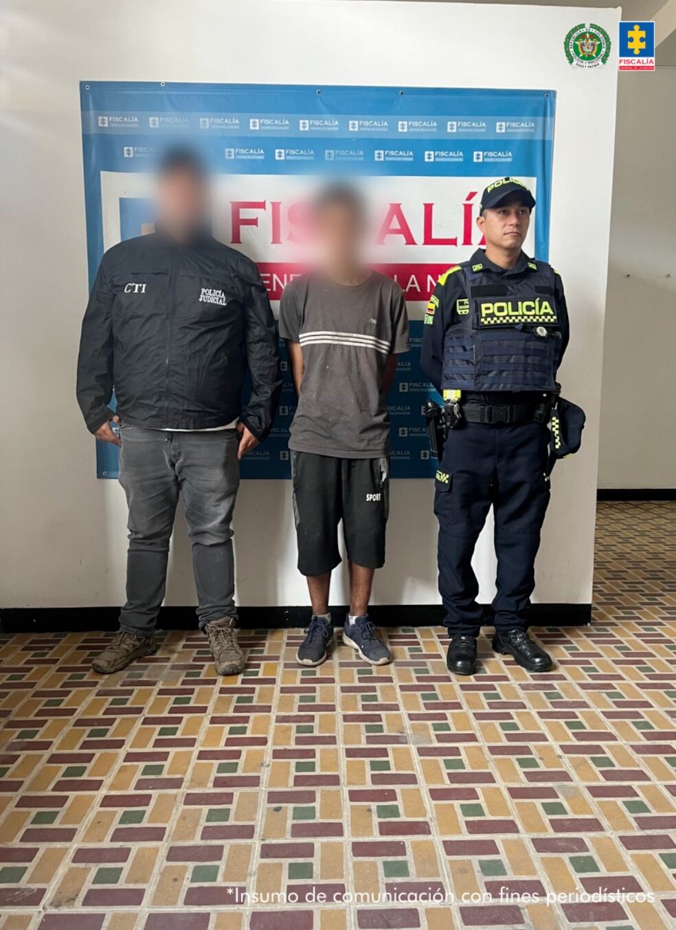 llegaba hasta su casa bajo los efectos de sustancias alucinógenas y arremetía contra sus padres. Foto Fiscalía Seccional Huila.