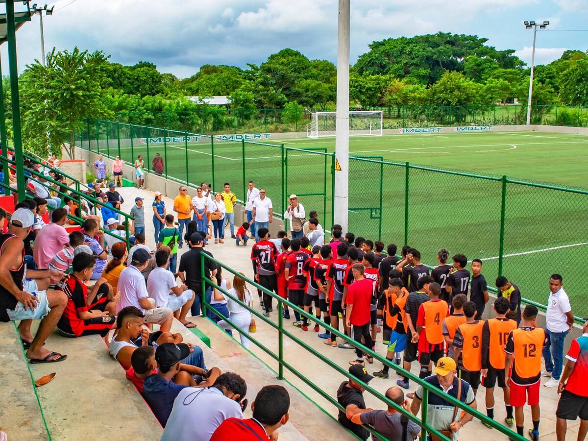 Alcaldía de Turbaco inaugura Estadio de Fútbol