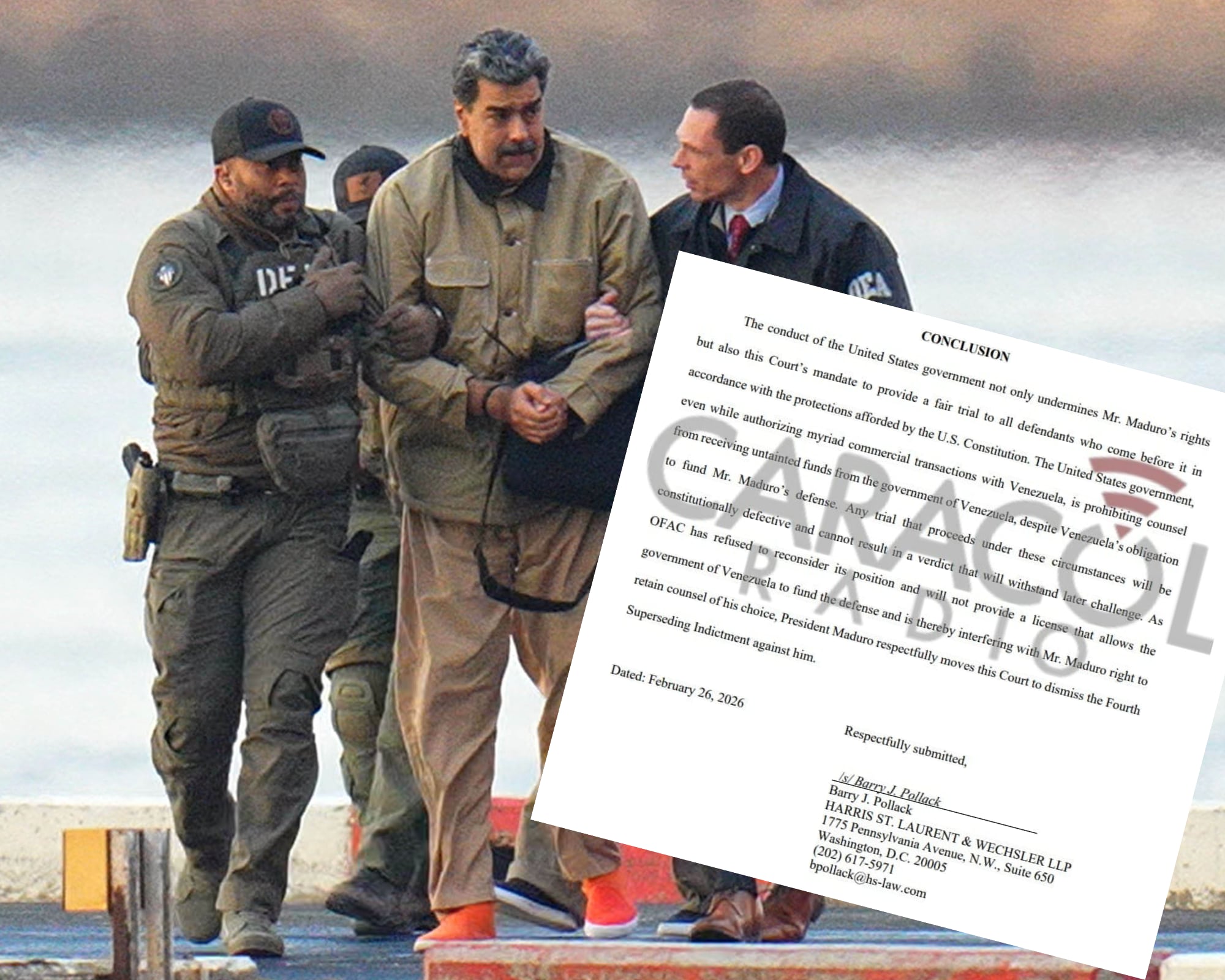 El expresidente venezolano advirtió, por medio de su abogado, que se están negando los medios para facilitar el pago de su defensa.
(Foto:   Caracol Radio / Getty / Cortesía)