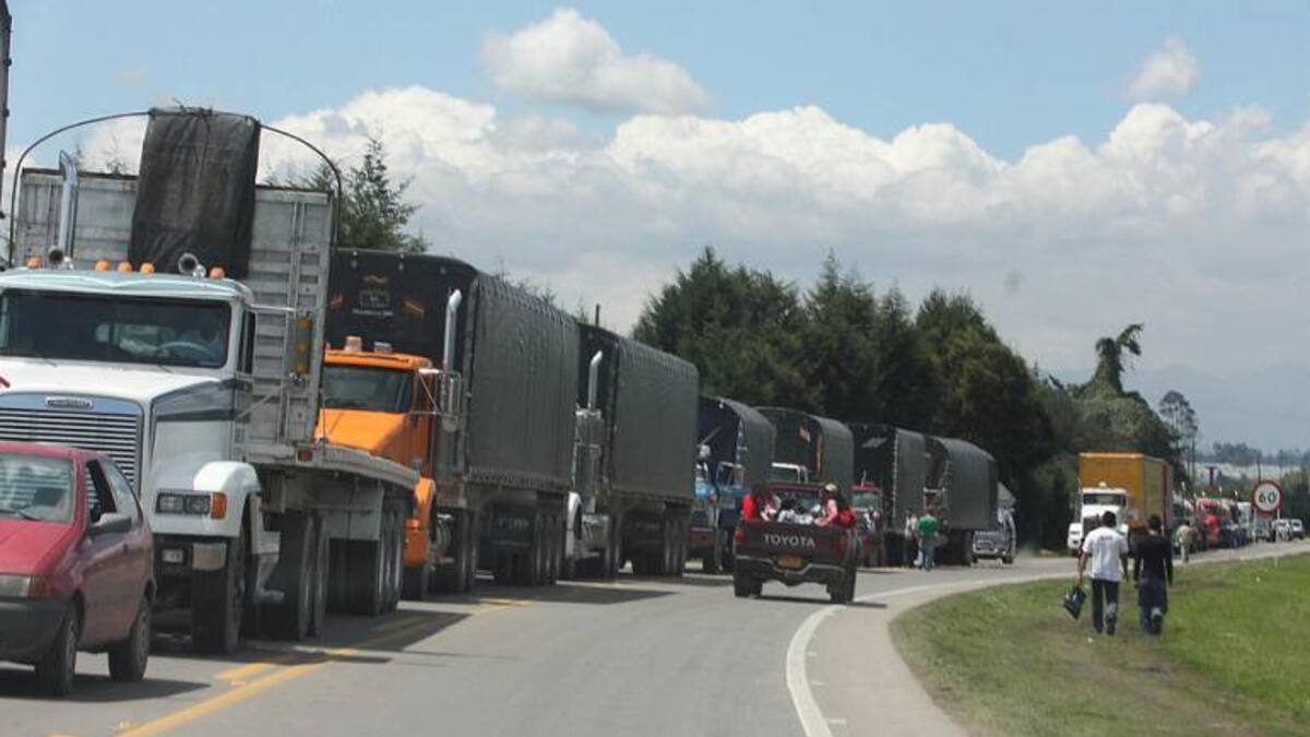 Camioneros en paro no interrumpirán la movilidad para turistas en Boyacá