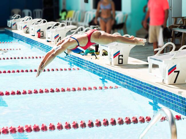 swimmer, athlete, entrepreneur, strong, proud