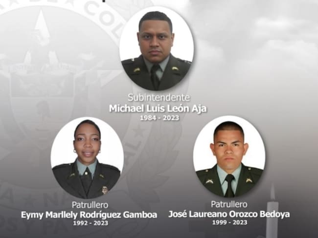 Tres policías fueron asesinados en Morales, Cauca