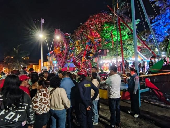 Comandante del Cuerpo de Bomberos de Barbosa Santander, David Márquez