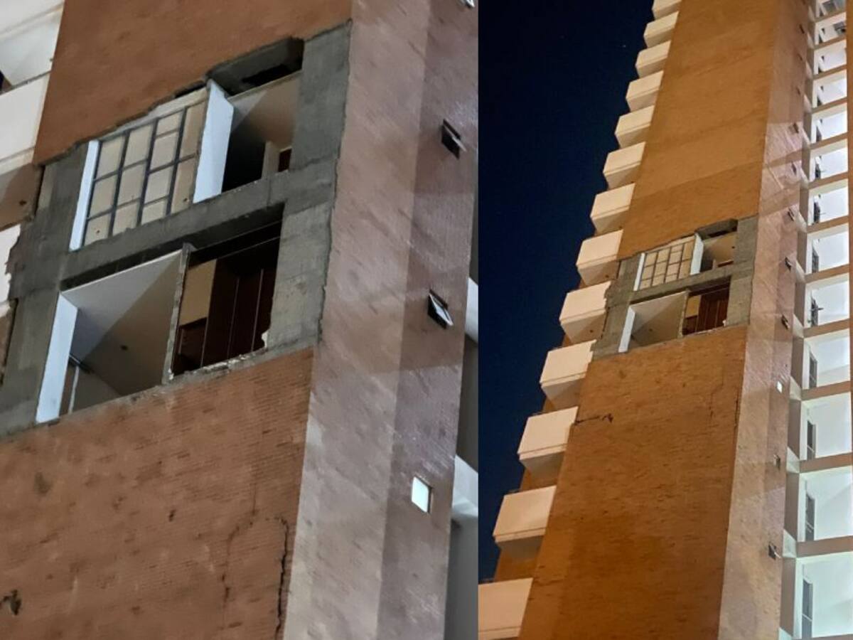 Se cayó muro del edificio Versalles en Cúcuta
