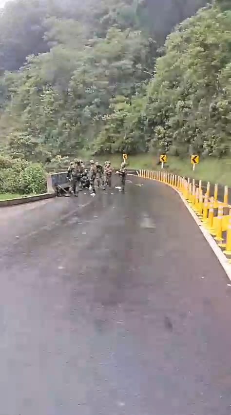 Intentan atentar contra el puente Bermúdez en la cía Panamericana en Nariño. | Foto: Cortesía