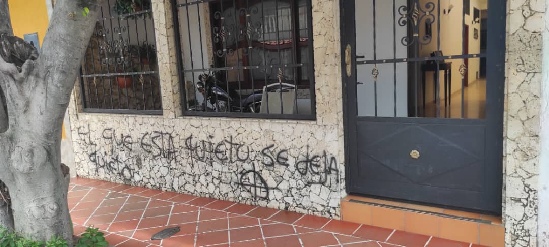 Casas de opositores venezolanos en zona de frontera fueron vandalizadas/ Foto: Cortesía.