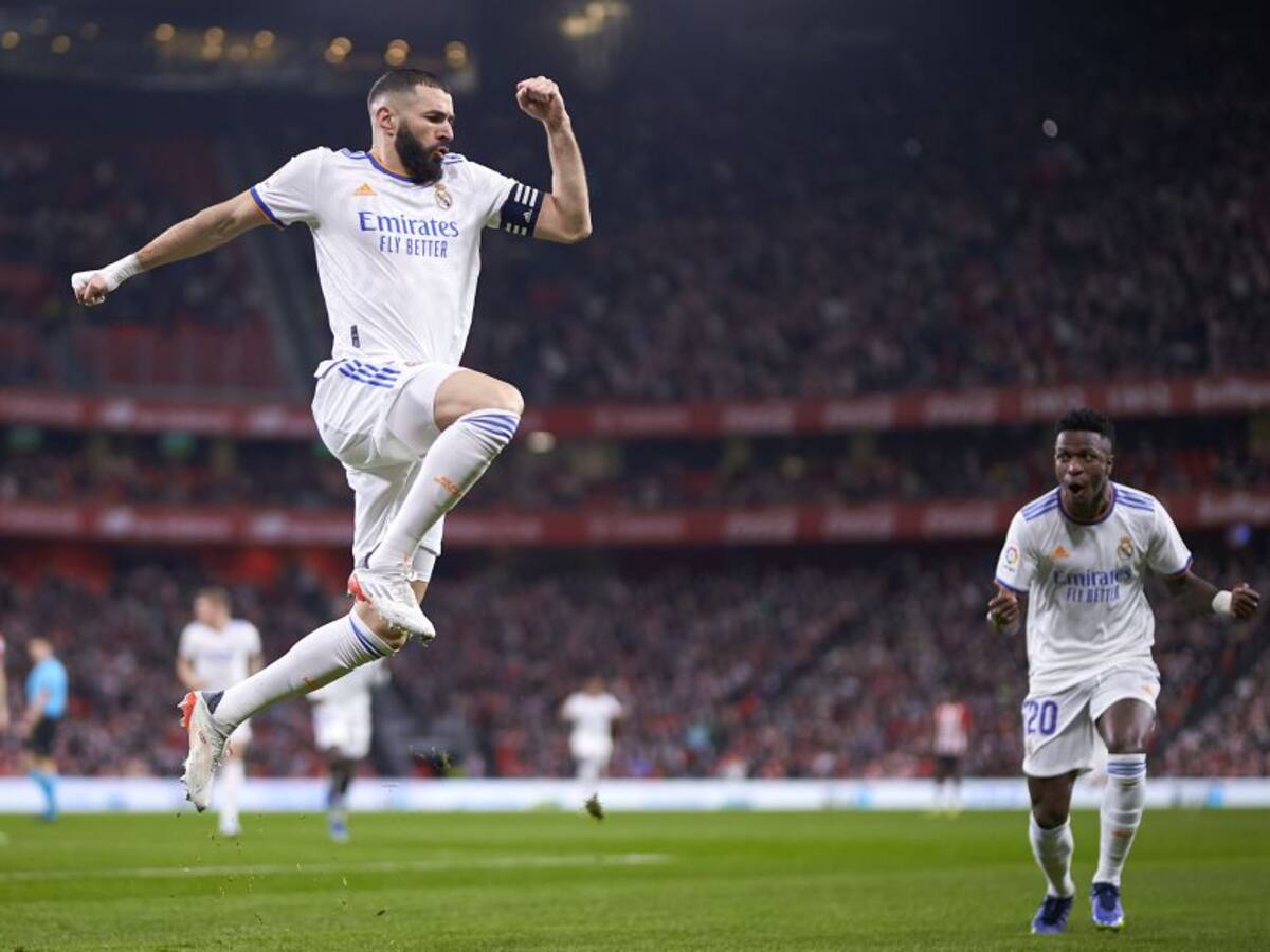 Doblete de Benzema distancia al Real Madrid en la cima de LaLiga de España