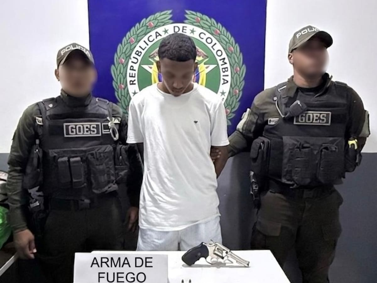 Fue capturado ‘John Mario’ en el barrio Las Gaviotas de Cartagena; portaba un revólver y municiones