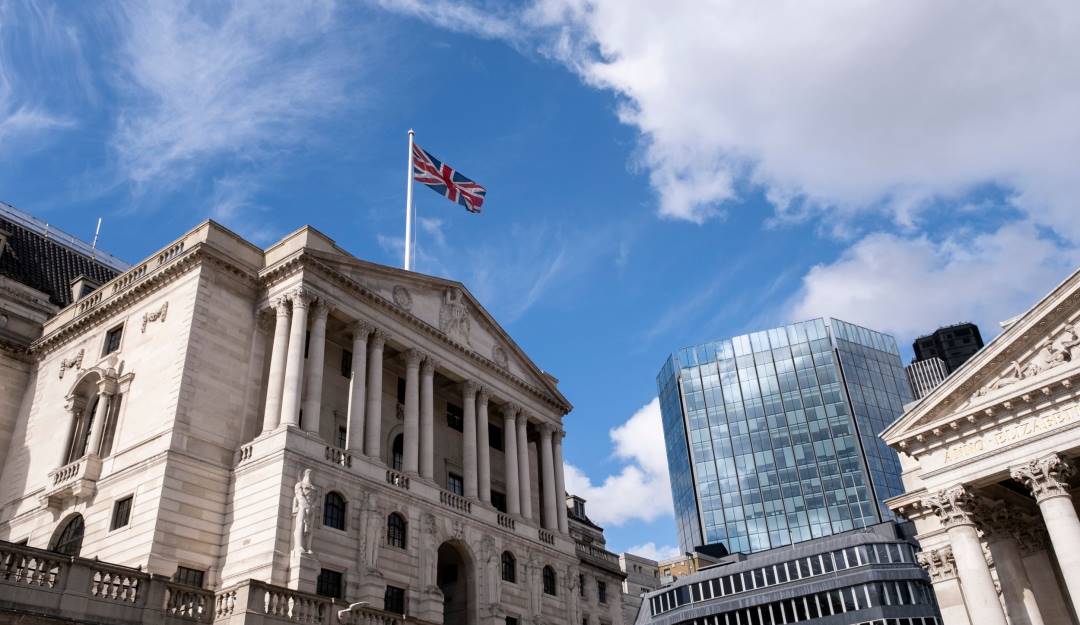 El Banco de Inglaterra aumentó los tipos para contener la inflación. Foto: Getty