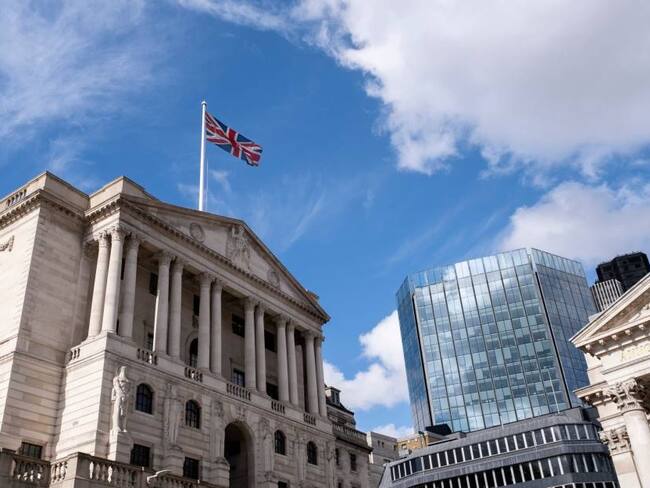 El Banco de Inglaterra aumentó los tipos para contener la inflación. Foto: Getty
