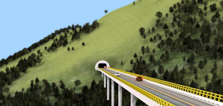 Diseño del túnel del Toyo en Antioquia