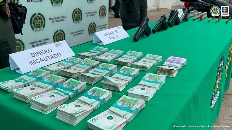 Dinero incautado a alcalde de Yondó