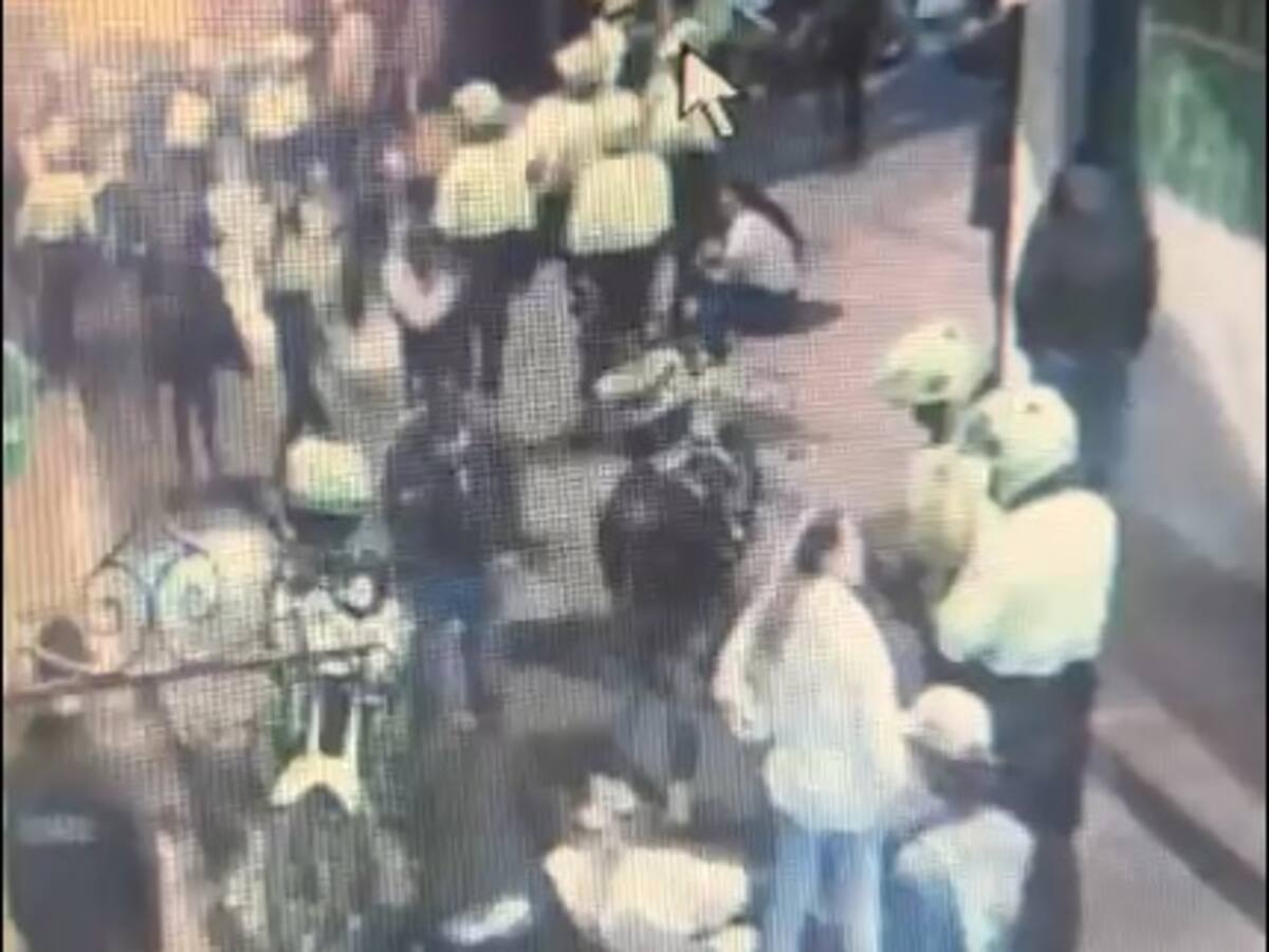 Denuncian presunto abuso policial en el centro de Bogotá