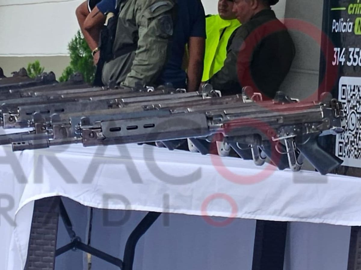 Incautan 27 fusiles al Clan del golfo en el área metropolitana de Cúcuta
