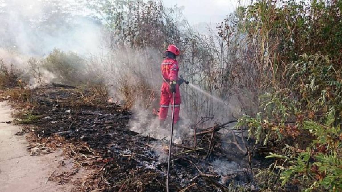 Cerca de 20 municipios de Boyacá están en alerta roja y 5 en alerta naranja por incendios forestales