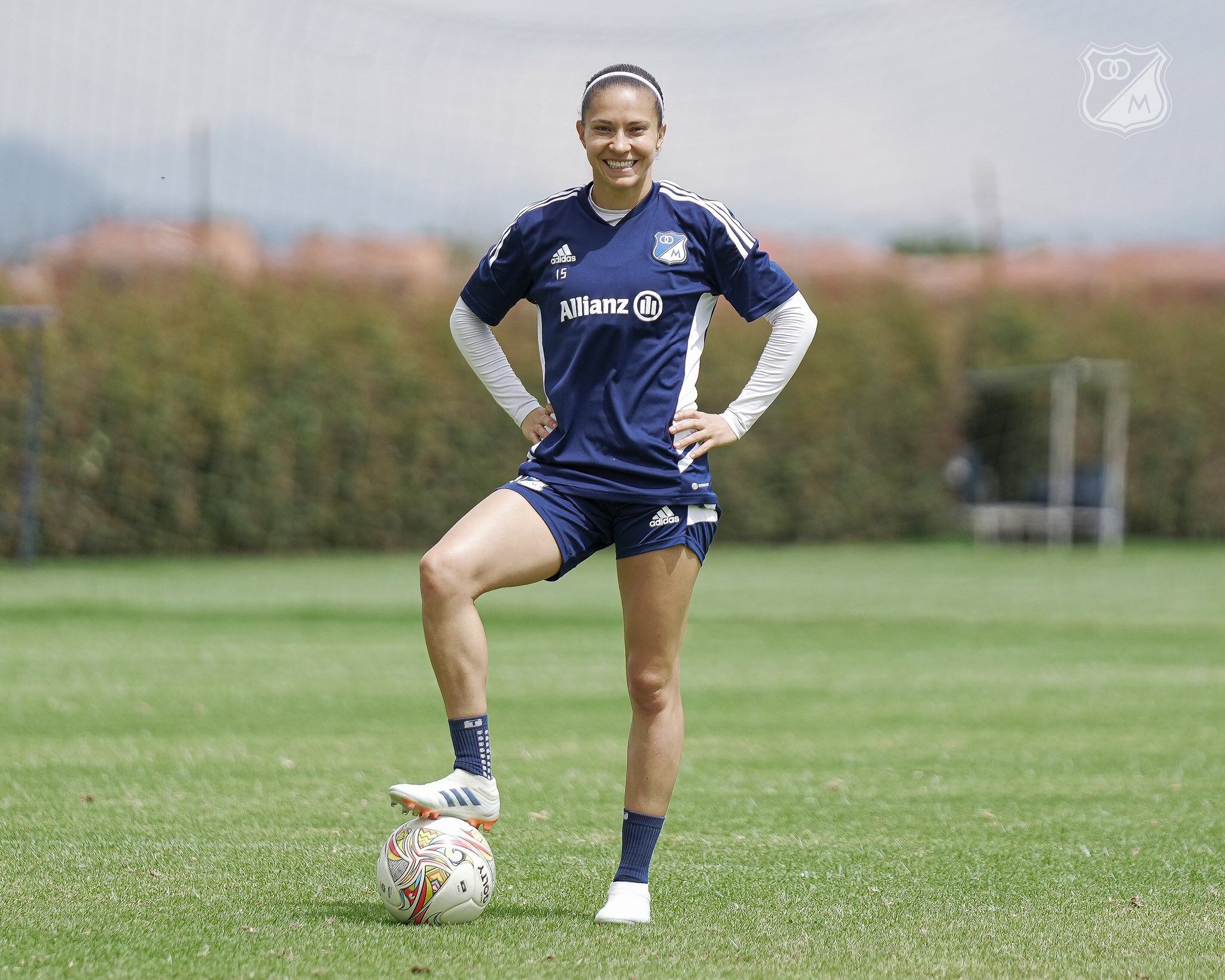 Tatiana Ariza es una de las grandes figuras con las que cuenta Millonarios para este campeonato / Twitter: @Millosfcoficial.