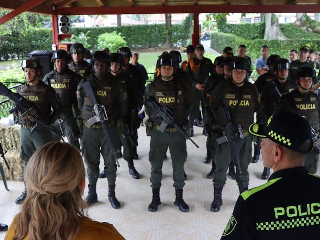 Ya están en las calles los 100 policías que reforzarán la vigilancia en Bucaramanga