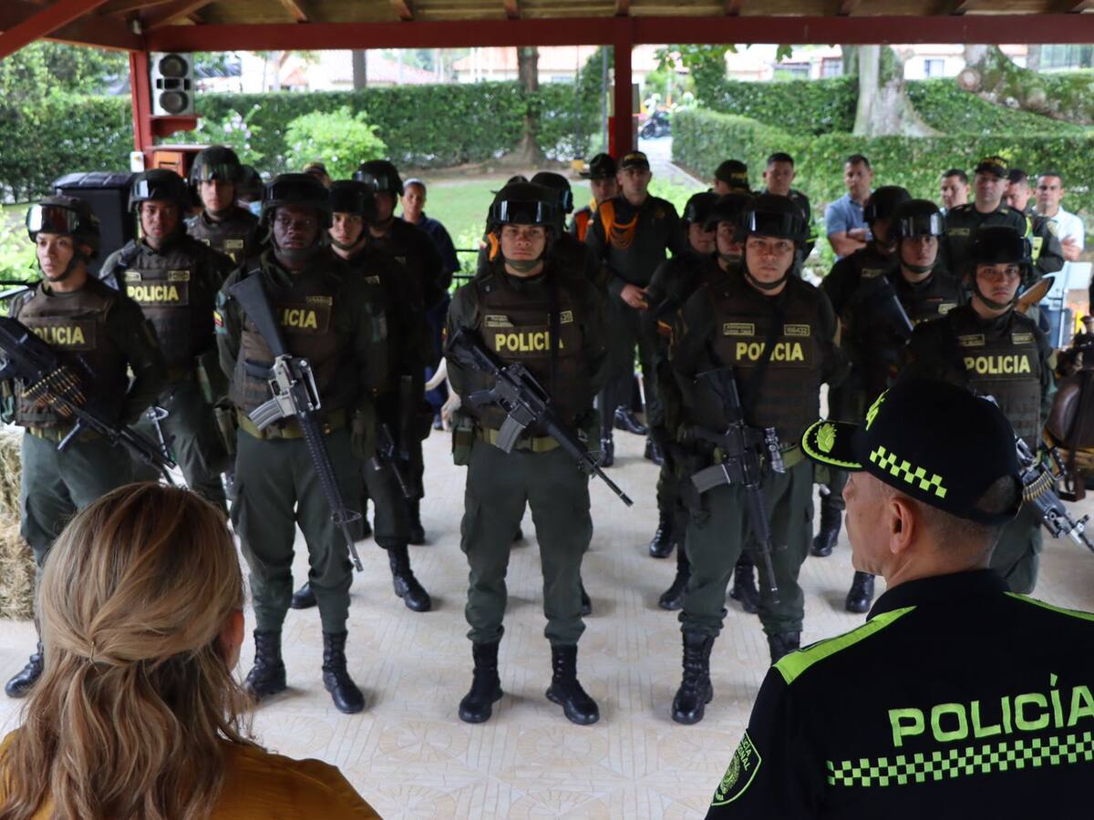 Ya llegaron los 100 policías que reforzarán la seguridad en Bucaramanga