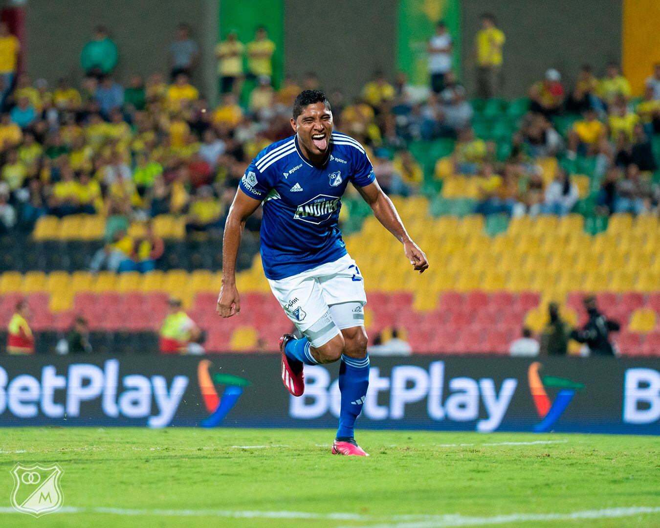 Luis Carlos Ruiz regresó con gol en la victoria de Millonarios / @MillosFCoficial