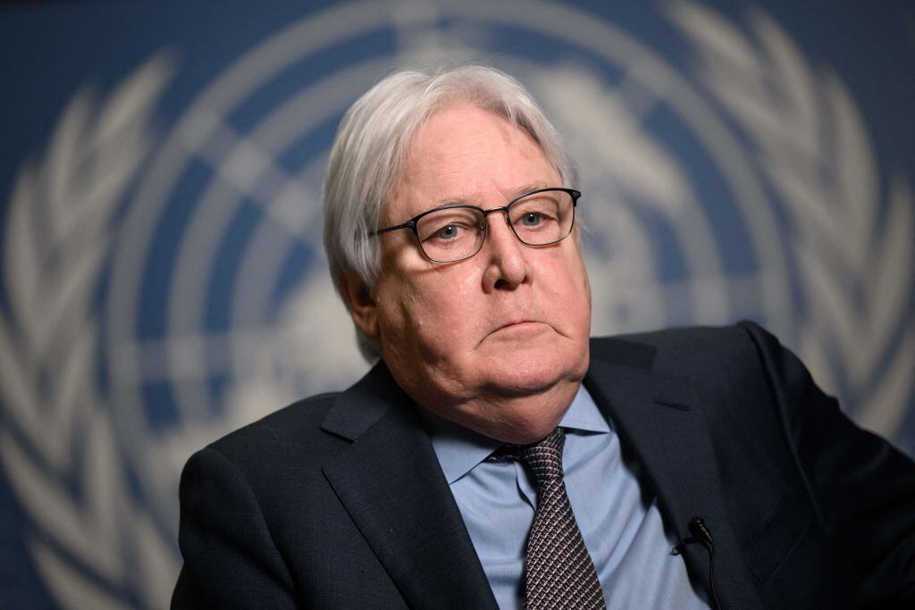 Martin Griffiths (Photo by Fabrice COFFRINI / AFP) (Photo by FABRICE COFFRINI/AFP via Getty Images)