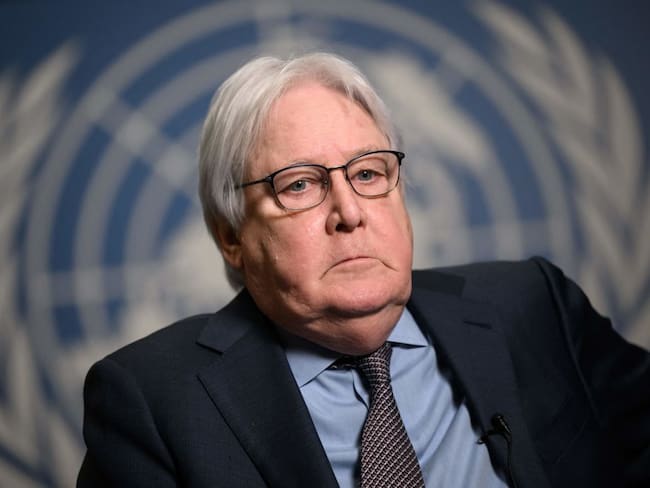 Martin Griffiths (Photo by Fabrice COFFRINI / AFP) (Photo by FABRICE COFFRINI/AFP via Getty Images)